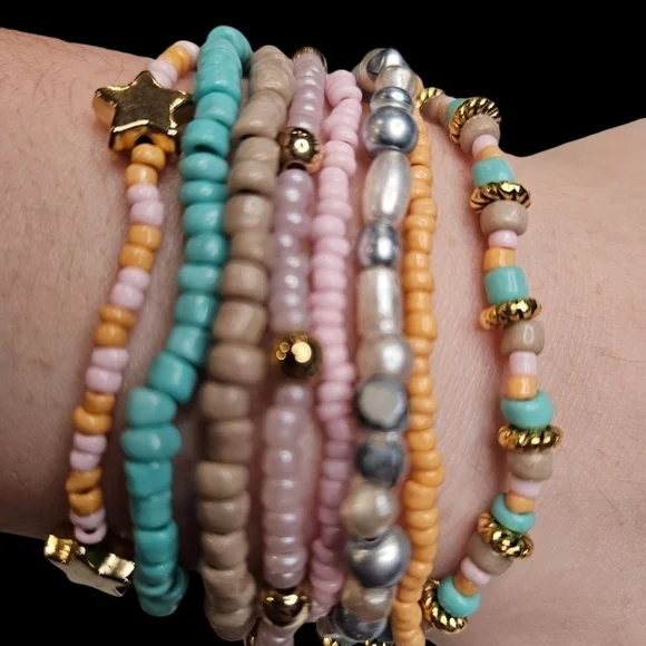 Beaded Boho Bracelets - Picture 1 of 4